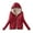 Red, variant on Winter Coat Women Women's Classic-Fit Full-Zip Polar Soft Jacket(Grey,L)
