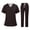 Coffee, variant on Women Quick Dry Nurse Uniforms Sets V-Neck Top Elastic Drawstring Straight Leg Pants Medical Uniforms Set with Pockets, Size S-2XL