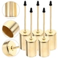thumbnail image 2 of Juego de 6 candelabros metálicos con estaca - Decoración navideña elegante para árbol de Navidad, ideales como centros de mesa para fiestas, bodas y el hogar., 2 of 8