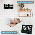 thumbnail image 5 of 2X Reloj de Pared Digital con Pantalla Grande, Relojes de Pared Digitales LED USB de 25cm Reloj Despertador para Dormitorios con EstacióN MeteorolóGica, 5 of 5