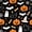 Black Orange 01, variant on Homewish Simple Line Halloween Graffiti Queen Bedding, Spooky Skull Bat Bedding Comforter Set Queen, Halloween Reversible, 7pcs