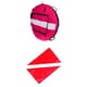 thumbnail image 1 of Flotador de seguridad inflable para buceo y buceo. Rosado, 1 of 9