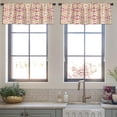 thumbnail image 3 of LALILO Kitchen Curtain Valance Tie Dye Colorful Boho Ink Rod Pocket Window Curtain 52"x 18" Set of 2, 3 of 5