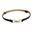 thumbnail image 1 of Surrme Ceintures Ajustables en Cuir PU pour Femmes Fines Boucle Dorée, 1 of 5