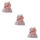 thumbnail image 1 of sweethay Ropa para perros, vestidos para cachorros, traje Tang , disfraces de estilo de Año Nuevo chino, disfraz para perros para Pomerania S, rosa floreciente 3Conjunto, 1 of 6