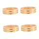 thumbnail image 1 of Hangiri 4Piece Japanese Wooden Oke Bowl, Gold Edge, for Sushi Rice Preparation, Kitchen Storage, Restaurant Use, 1 of 5