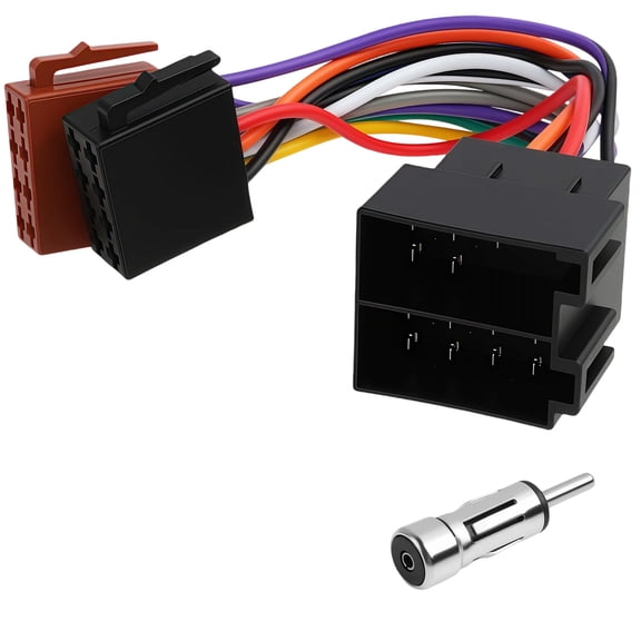 16Pin Radio Cable Adapter Easy Install Vehicle Sound Wiring Harness Set Designed For 16 Pin Connection And DIN