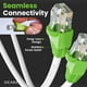 thumbnail image 5 of Cable de conexión Ethernet GearIt RJ45 Cat-6 76,2 m blanco para exteriores, 5 of 7