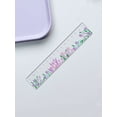 thumbnail image 1 of 1pc Oil Painting Style Purple Flower Ruler, 1 of 4