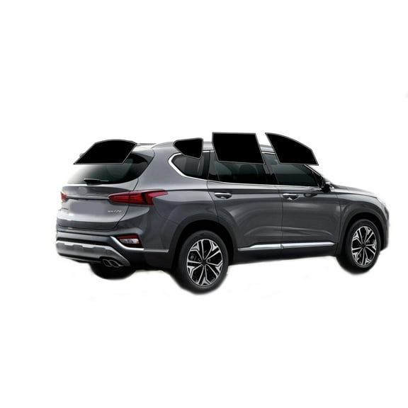 Haiy Co - PreCut 2Ply 05% Window Tint Film Kit For 2013-2018 Hyundai Santa Fe -Side+Rear Window