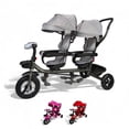 thumbnail image 1 of Triciclo Gemelar Doble Para Niños 360° Con Luz Y Sonido, 1 of 6