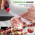 thumbnail image 2 of Electric Bread Knife for Carving Cooked Meats, Cooked Poultry, Bread, Crafting Foam, and More, Lightweight with Contoured Grip Handle (Red), 2 of 7