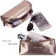 thumbnail image 5 of Bolsa de maquillaje transparente 5 en 1 Zhivalor Neceser portátil organizador de maquillaje oro rosa, 5 of 8