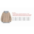 thumbnail image 3 of TOWED22 Hoodies for Men Lightweight Oversized Pullover Sweatshirts Fall Loose Fit Casual Hooded with Pocket(Coffee,S), 3 of 7
