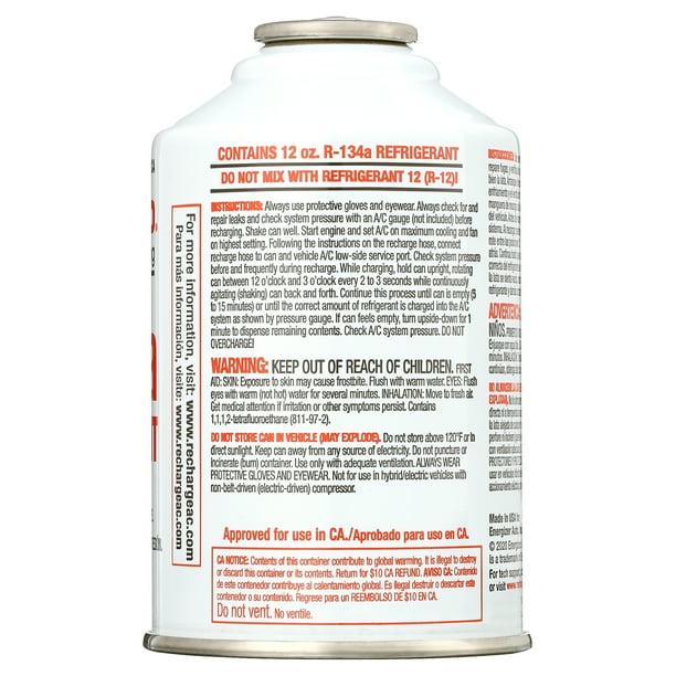 2 pack) Certified A/C Pro R-134a Auto Air Conditioner Refrigerant