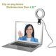 thumbnail image 2 of Anillo De Luz Con Clip Con Soporte De Abrazadera Para Videoconferencia De Computadora Portátil Luz De Zoom Portátil De 4 Pulgadas matsuzay EL015909-00, 2 of 5