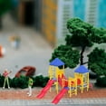 thumbnail image 2 of 1 Ensemble Mini Terrain de Jeu Modèle Mini Terrain de Jeu pour Enfants Modèle Miniature Décoration de Table de Sable, 2 of 8