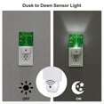 thumbnail image 3 of Fotbe St Patrick's day Pattern Plug-in LED Backlit Night Light with Motion Sensor & Dusk to Dawn Sensor Energy Efficient Night Light, Bedroom Night Light-UK, 3 of 7
