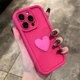 thumbnail image 3 of S 22 23 21 20 Cute 3d Love Heart Silicone Case For Samsung Galaxy S22 S21 S20 S23 Fe Ultra Plus 5g Women Matte Back Cover S20fe, 3 of 5