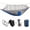 Gray, variant on 2 Person Camping Garden Hammock With Mosquito Net Outdoor Furniture Bed Strength Parachute Fabric Sleep Swing Portable Hanging
