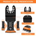 thumbnail image 4 of POINTERTECK 8Pcs Japanese Tooth Oscillating Saw Blades High Carbon Steel Oscillating Multitool Blades, 4 of 9