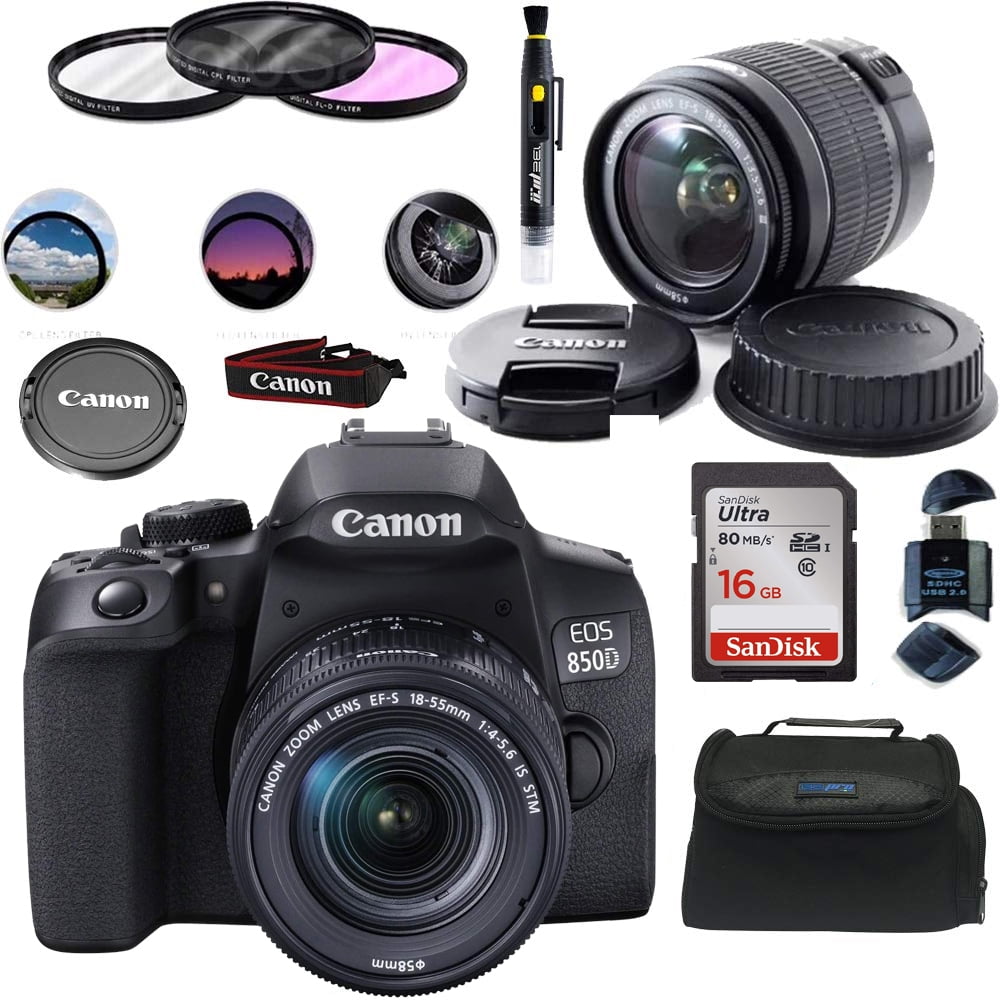 Canon EOS 850D EF-S 18-55mm is STM Kit (International Model) +Buzz ...