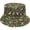 green, variant on Christmas Bucket Hat, Snowflake Fisherman Cap for Winter Parties and Travel, 56-58 cm, 1 Pack
