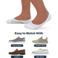 thumbnail image 5 of Mens No Show Socks 6/8 Pairs Thin Low Cut Non Slip Socks for Loafers Sneakers Boat Shoes Size 5-11/10-13, 5 of 5