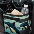 thumbnail image 6 of Whale Foldable Car Trash Bin with Lid, Leak-proof Mini Trash Can, Hanging Storage Bag for Car, 6 of 6