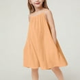 thumbnail image 2 of Fancifize Girls Dress Kids Summer Sleeveless Sundress with Pockets Spaghetti Strap Dresses Casual A Line Knee Length Dresses 4-16 Years, 2 of 6