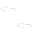 thumbnail image 3 of Minnieouse Collar de perlas con detalle de cuentas estilo vintage para mujer regalo para mujer blanco 45 cm blanco 45cm 2Conjunto, 3 of 6
