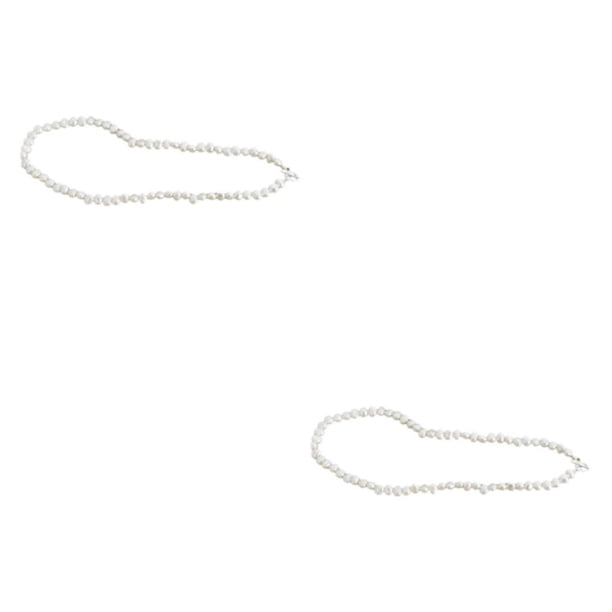 Qarigey Collar de perlas de estilo vintage para mujer exquisito con detalle de cuentas regalo para mujer Type1 NO1