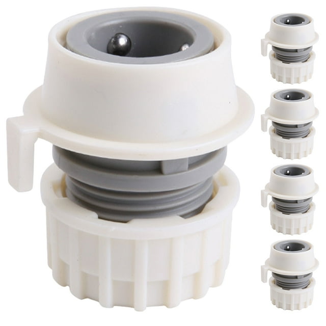 FONDOTIN 5Pcs Assorted Color Water Inlet Adapter Hose Fittings for Washing Machine and Dishwasher Faucet Connections