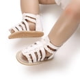 thumbnail image 5 of 2PCS Baby Girls Princess Shoes with Hair Band, Infant Non-Slip Soft Sole Cute Shoes, 5 of 8