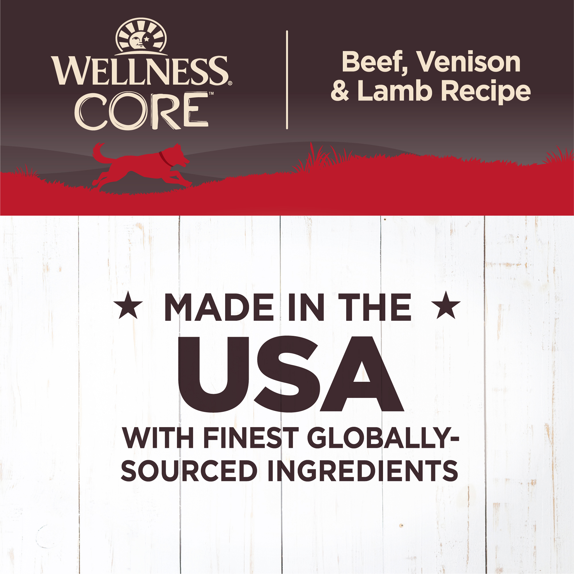 Wellness CORE Natural Wet Grain Free Canned Dog Food, Beef, Venison & Lamb, 12.5-Ounce Can (Pack of 12) - image 4 of 7