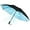 Blue, variant on UV Sun Umbrella with Fan, Portable Cooling Fan Umbrella UPF 50  Foldable Umbrella for Sun & Rain, USB Rechargeable Travel Umbrella Personal Fan for Heatstroke, Hot Days