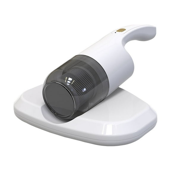 PHIGZNT Mattress Vacuum Cleaner with Dust Sensor, Anti-allergen Bed Vacuum Cleaner with UV & Ultrasonic and High Heating, 13Kpa Suction 500W Powerful Double-Cup Handheld Vacuums White One Size