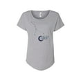 thumbnail image 1 of Hey You, Love Medium Women's Zodiac Sign T-Shirt, Gray Cancer, 1 of 3
