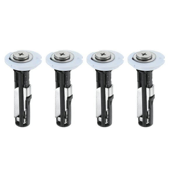 4Pcs Universal Toilet Seat Bolts Kit, Stainless Steel Hinge Screws