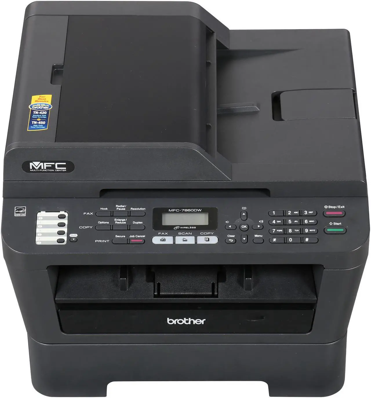 BROTHER MFC-7860DW AIO 27PPM MONO LASER PRINTER PFCS 32MB - MFC-7860DW