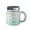 #0899-Green, variant on Kieccall 15.2 fl oz Insulated Mug with Lid Ceramic Coffee Cup Stylish Tumbler for Home Office Daily Use