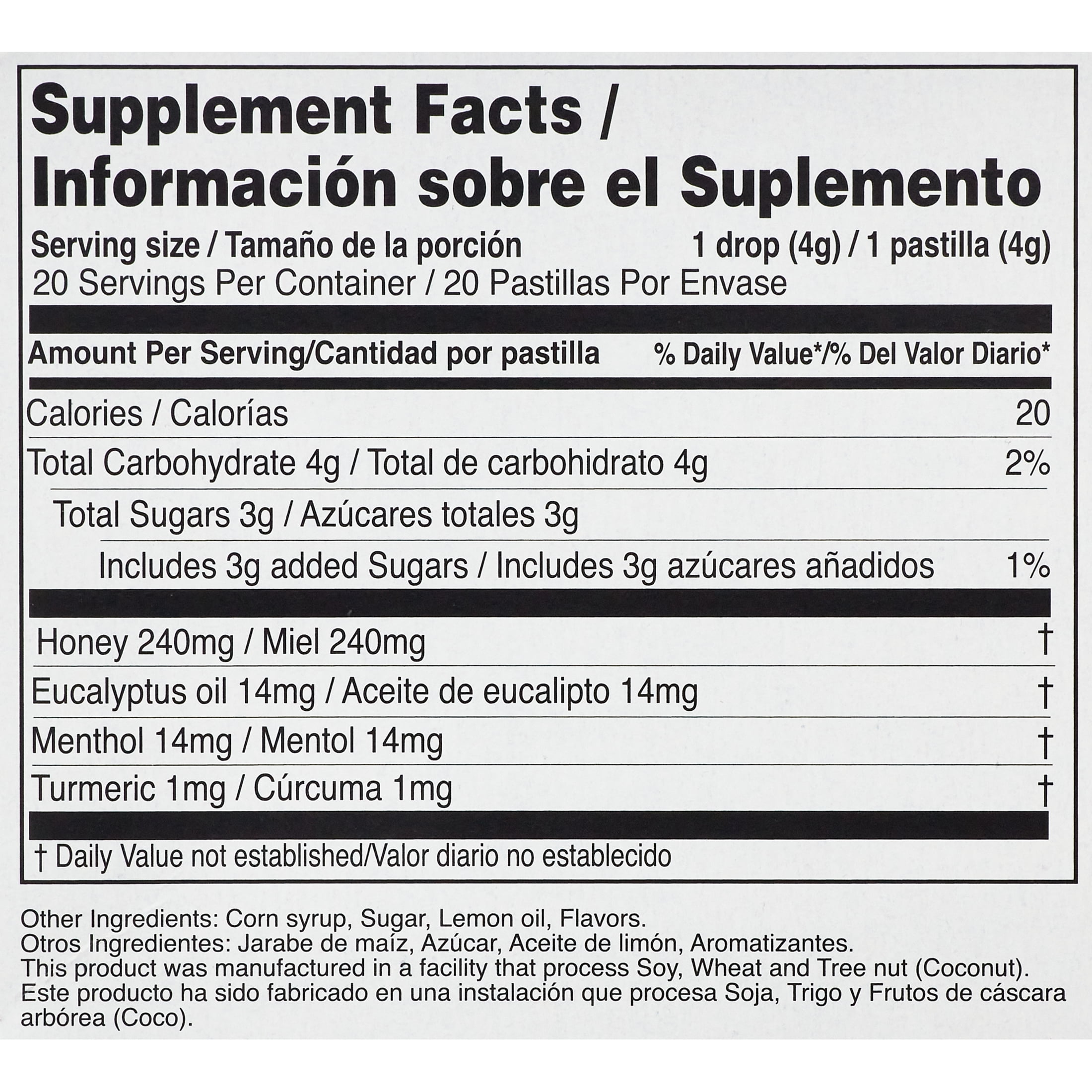 Flanax Cough Relief Lozenges, 20 Count