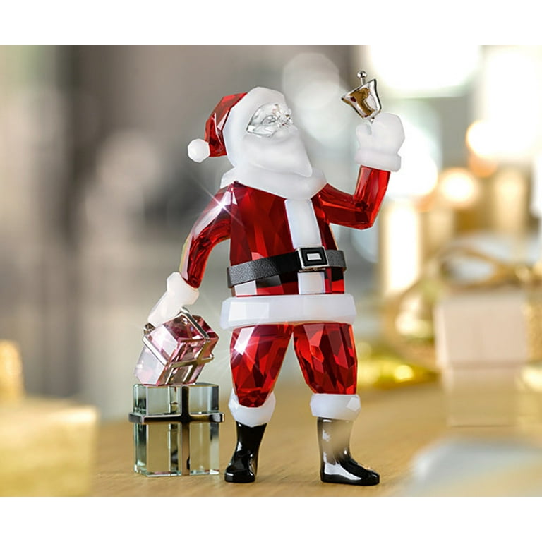 Swarovski Christmas Figurine Color Crystal SANTA CLAUS #5003052