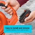 thumbnail image 4 of Batería BLACK+DECKER, 20 V MAX POWERCONNECT, 1,5 Ah, iones de litio, paquete de 2, 4 of 7