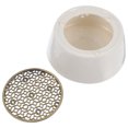 thumbnail image 4 of MasteelfCA 1 Pc Exquisite Ceramic Teapot Warmer Household Tea Heating Tool (White), 4 of 7