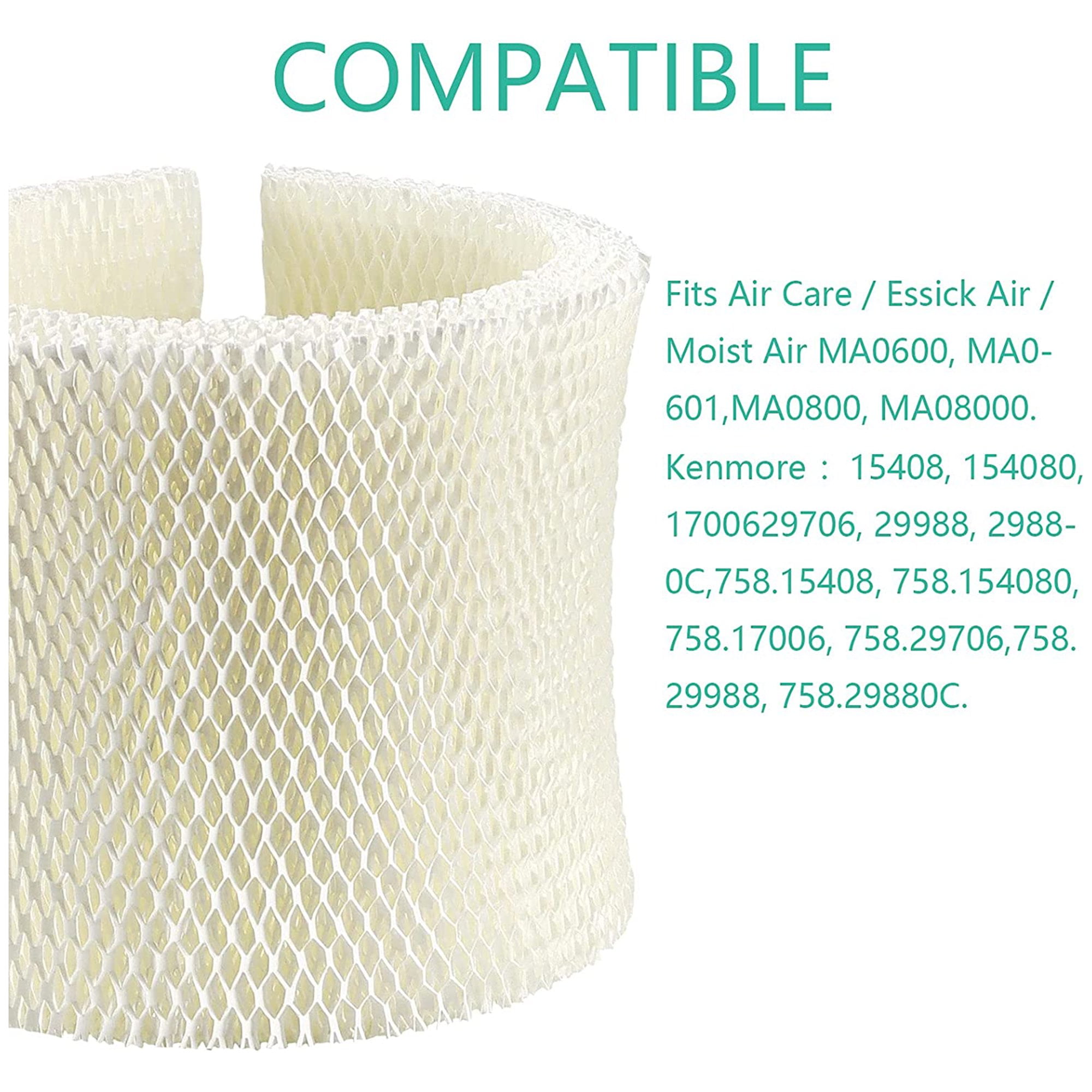 2 Pack MAF2 Humidifier Filters Replacement Wicks Compatible with Essick Air MAF2 Moist AIR MA0800,MA0600,MA0601 & Kenmore 15408,29988, Noma Part #EF2