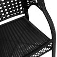 thumbnail image 3 of Chaises de Club d'Extérieur en Osier Noir Ketchum (Lot de 2), 3 of 5