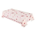 thumbnail image 2 of KCEHTA Valentines Day Tablecloth Rectangle Table Cover Love Heart Tablecloth Disposable Plastic Tablecloth for Wedding Anniversary Birthday Party Valentines Day Decorations 54x108 inch, 2 of 6
