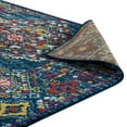 thumbnail image 5 of Modway Entourage 94.5x122" Khalida Floral Lattice Area Rug - Blue/Orange/Yellow, 5 of 8