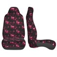 thumbnail image 3 of Sikiie Vintage Psychedelic Car Seat Protector 2 Pack Car Seat Cushion Mat, Car Seat Covers for SUV, Truck, Van, 3 of 7